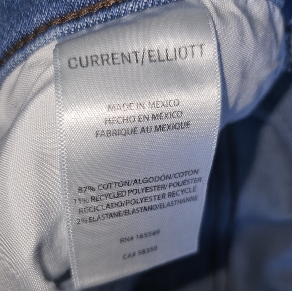 Current/Elliott The Navigator Melville Wide Leg Jean - Picture 5 of 7